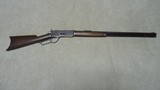 EARLY, FIRST MODEL "OPEN TOP" 1876 ROUND BARREL RIFLE, .45-75 CALIBER, #5XX, MADE 1876. - 1 of 20