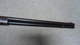 EARLY, FIRST MODEL "OPEN TOP" 1876 ROUND BARREL RIFLE, .45-75 CALIBER, #5XX, MADE 1876. - 9 of 20
