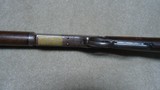 EARLY, FIRST MODEL "OPEN TOP" 1876 ROUND BARREL RIFLE, .45-75 CALIBER, #5XX, MADE 1876. - 6 of 20