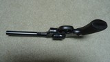  PRE-WAR, GREAT DEPRESSION ERACOLT OFFICERS MODEL .22 LONG RIFLE REVOLVER, #18XXX, MADE 1938 - 7 of 15