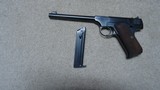 SUPERB CONDITION AND RARE WORLD WAR II PRODUCTION (!) COLT WOODSMAN .22 AUTO PISTOL, 6 7/8",
MADE 1942. - 16 of 16