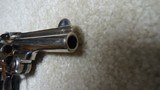  SUPERB CONDITION, ANTIQUE, SMITH & WESSON FIRST MODEL .32 S&W SAFETY HAMMERLESS REVOLVER, #66XXX - 16 of 16