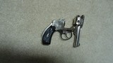  SUPERB CONDITION, ANTIQUE, SMITH & WESSON FIRST MODEL .32 S&W SAFETY HAMMERLESS REVOLVER, #66XXX - 14 of 16