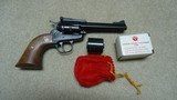 EARLY RUGER NEW MODEL SUPER SINGLE SIX .22 LR AND .22 MAGNUM CONVERTIBLE, MADE 1978, NEW IN BOX - 3 of 9