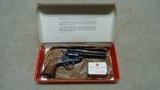 EARLY RUGER NEW MODEL SUPER SINGLE SIX .22 LR AND .22 MAGNUM CONVERTIBLE, MADE 1978, NEW IN BOX - 1 of 9