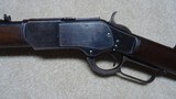 FINE CONDITION 1873 2ND. MOD. 22" ROUND BARREL FULL MAGAZINE , SHOTGUN BUTT SHORT RIFLE, .38-40 #64XXX, MADE 1881 - 4 of 20