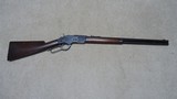 FINE CONDITION 1873 2ND. MOD. 22" ROUND BARREL FULL MAGAZINE , SHOTGUN BUTT SHORT RIFLE, .38-40 #64XXX, MADE 1881 - 1 of 20