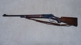 FIRST YEAR PRODUCTION, LONG TANG MODEL 71 DELUXE .348 CALIBER RIFLE WITH BOLT PEEP SIGHT, SUPER GRADE SLING SWIVELS AND SLING, #6XXX, MADE 1936 - 2 of 21