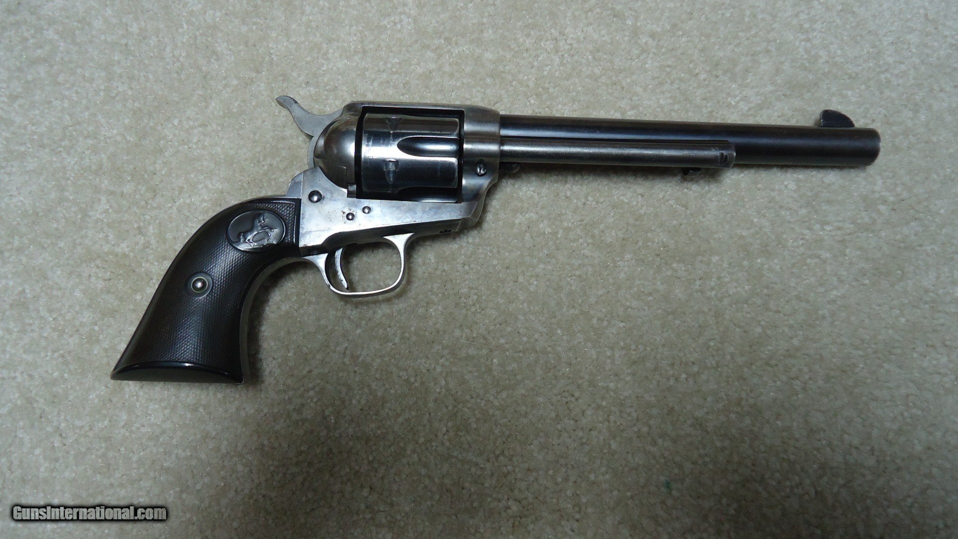 PARTICULARLY FINE CONDITION SINGLE ACTION DESIRABLE .44-40, 7 1/2