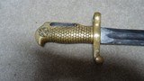 1870 USN MARKED BAYONET AND LEATHER SCABBARD FOR REM./SPRINGFIELD 1870 ROLLING BLOCK NAVY .50-70 RIFLE - 6 of 20