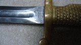 1870 USN MARKED BAYONET AND LEATHER SCABBARD FOR REM./SPRINGFIELD 1870 ROLLING BLOCK NAVY .50-70 RIFLE - 14 of 20