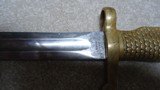 1870 USN MARKED BAYONET AND LEATHER SCABBARD FOR REM./SPRINGFIELD 1870 ROLLING BLOCK NAVY .50-70 RIFLE - 4 of 20