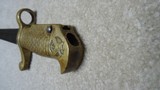 1870 USN MARKED BAYONET AND LEATHER SCABBARD FOR REM./SPRINGFIELD 1870 ROLLING BLOCK NAVY .50-70 RIFLE - 12 of 20