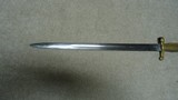 1870 USN MARKED BAYONET AND LEATHER SCABBARD FOR REM./SPRINGFIELD 1870 ROLLING BLOCK NAVY .50-70 RIFLE - 5 of 20