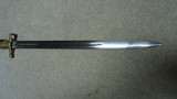 1870 USN MARKED BAYONET AND LEATHER SCABBARD FOR REM./SPRINGFIELD 1870 ROLLING BLOCK NAVY .50-70 RIFLE - 9 of 20