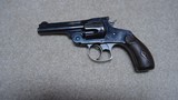 VERY FINE CONDITION, DESIRABLE BLUE FINISH .38 DOUBLE ACTION 4TH MODEL REVOLVER, #471XXX, MADE 1895-1909. - 2 of 19