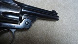 VERY FINE CONDITION, DESIRABLE BLUE FINISH .38 DOUBLE ACTION 4TH MODEL REVOLVER, #471XXX, MADE 1895-1909. - 15 of 19