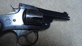 VERY FINE CONDITION, DESIRABLE BLUE FINISH .38 DOUBLE ACTION 4TH MODEL REVOLVER, #471XXX, MADE 1895-1909. - 13 of 19