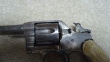 COLT'S FIRST SIDE-SWING CYLINDER MODEL! M-1889 NAVY DOUBLE ACTION REVOLVER, #11XXX, MADE 1889, .38 COLT CAL - 14 of 15