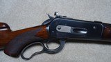 2ND YEAR PRODUCTION MODEL 71 DELUXE .348 WCF WITH LONG TANG AND BOLT PEEP SIGHT, #11XXX, MADE 1937. - 3 of 21