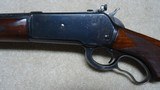2ND YEAR PRODUCTION MODEL 71 DELUXE .348 WCF WITH LONG TANG AND BOLT PEEP SIGHT, #11XXX, MADE 1937. - 4 of 21