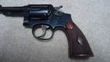  EXCELLENT PRE-WAR .38 MILITARY & POLICE MODEL 1905, 4TH CHANGE, .38 SPEC., 4" BARREL, #460XXX, MADE C. 1923-1924 - 11 of 16