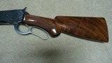 BROWNING MODEL 53, .32-20 LEVER RIFLE WITH GORGEOUS FANCY CHECKERED STOCK AND FOREND - 11 of 17