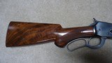BROWNING MODEL 53, .32-20 LEVER RIFLE WITH GORGEOUS FANCY CHECKERED STOCK AND FOREND - 7 of 17