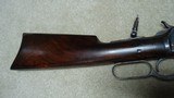 SPECIAL ORDER TAKEDOWN 1892 OCTAGON RIFLE, .32-20, WITH FANCY WALNUT STOCK, #381XXX, MADE 1908. - 7 of 22