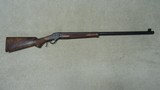 BROWNING 1885 .45-70 "BLACK POWDER CARTRIDGE RIFLE" WITH 30" HEAVY 1/2 OCTAGON BARREL - 1 of 22