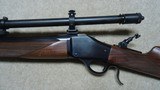 WINCHESTER "LIMITED SERIES" 1885 SINGLE SHOT HIGH WALL RIFLE IN .32-40 CAL, FITTED WITH A WM. MALCOLM 3X SCOPE - 4 of 23