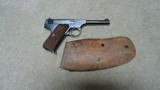 PRE-WAR COLT WOODSMAN .22 AUTO PISTOL, 4 1/2" BARREL, #142XXX, MADE 1940 - 2 of 17