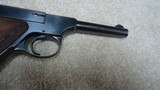 PRE-WAR COLT WOODSMAN .22 AUTO PISTOL, 4 1/2" BARREL, #142XXX, MADE 1940 - 15 of 17