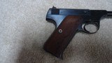 PRE-WAR COLT WOODSMAN .22 AUTO PISTOL, 4 1/2" BARREL, #142XXX, MADE 1940 - 13 of 17
