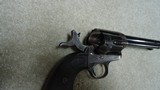 HIGH CONDITION SINGLE ACTION ARMY, .32-20 WITH SCARCE 7 1/2" BARREL, #328XXX, MADE 1913, WITH FACTORY LETTER. - 17 of 19