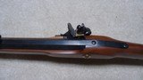 DISCONTINUED THOMPSON-CENTER FLINTLOCK HAWKEN MUZZLE LOADING 50 CALIBER HALF-STOCK RIFLE WITH BOX ETC. - 5 of 19