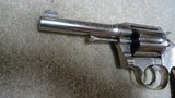 HIGH CONDITION, RARE NICKEL FINISH .32-20 CALIBER POLICE POSITIVE SPECIAL, 4" BARREL, #330XXX, MADE 1926 - 10 of 16