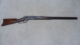 FINE CONDITION 1876 OCTAGON RIFLE IN .45-60 CALIBER WITH FACTORY LETTER, #63XXX, MADE 1892 - 1 of 22