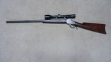 MODEL 1885 HIGHWALL WITH 26" No. 1 CONTOUR OCTAGON BARREL, RELINED TO .22 HORNET, #43XXX, MADE 1890 - 2 of 22