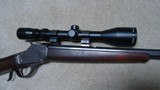 MODEL 1885 HIGHWALL WITH 26" No. 1 CONTOUR OCTAGON BARREL, RELINED TO .22 HORNET, #43XXX, MADE 1890 - 8 of 22