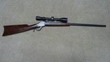 MODEL 1885 HIGHWALL WITH 26" No. 1 CONTOUR OCTAGON BARREL, RELINED TO .22 HORNET, #43XXX, MADE 1890 - 1 of 22