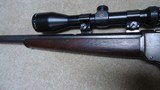 MODEL 1885 HIGHWALL WITH 26" No. 1 CONTOUR OCTAGON BARREL, RELINED TO .22 HORNET, #43XXX, MADE 1890 - 12 of 22