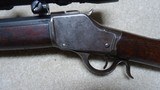 MODEL 1885 HIGHWALL WITH 26" No. 1 CONTOUR OCTAGON BARREL, RELINED TO .22 HORNET, #43XXX, MADE 1890 - 4 of 22