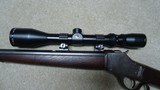 MODEL 1885 HIGHWALL WITH 26" No. 1 CONTOUR OCTAGON BARREL, RELINED TO .22 HORNET, #43XXX, MADE 1890 - 13 of 22