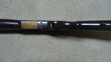 FINE CONDITION SPECIAL ORDER 28" EXTRA LONG OCTAGON BARREL 18-40 CALIBER RIFLE WITH SET TRIGGER - 6 of 20