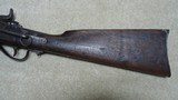 HEAVILY FRONTIER USED SHARPS 1859 CIVIL WAR CARBINE CONVERTED TO .50-70 FOR INDIAN WAR USAGE - 11 of 19