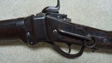 HEAVILY FRONTIER USED SHARPS 1859 CIVIL WAR CARBINE CONVERTED TO .50-70 FOR INDIAN WAR USAGE - 4 of 19