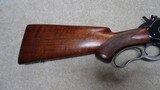 EXCELLENT PRE-WAR MODEL 71 DELUXE .348 WCF RIFLE, #21XXX, MADE 1941. - 7 of 18