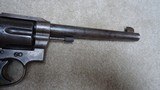 SELDOM SEEN TARGET FLAT TOP NEW SERVICE REVOLVER IN .44 RUSSIAN CALIBER, #26XXX, MADE 1911, WITH COLT LETTER. - 12 of 14