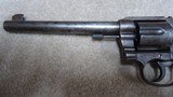 SELDOM SEEN TARGET FLAT TOP NEW SERVICE REVOLVER IN .44 RUSSIAN CALIBER, #26XXX, MADE 1911, WITH COLT LETTER. - 9 of 14